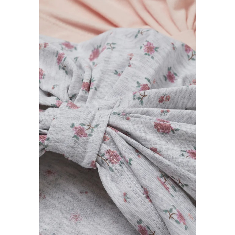 Set 2 mũ turban hoa hồng HM H&M _hàng chính hãng authentic