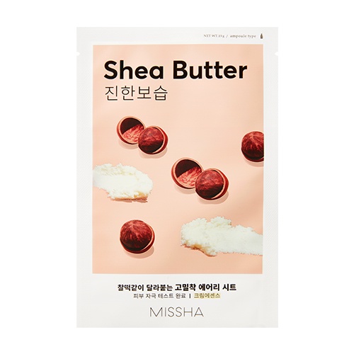 Missha airy fit sheet mask 12 types 1ea 19g