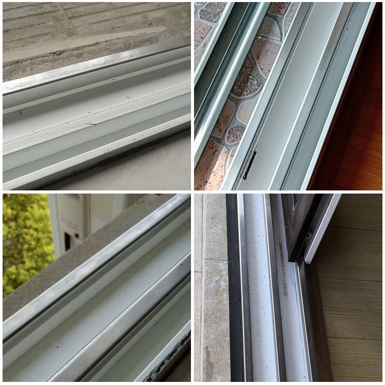 Đường ray cửa trượt bằng thép nhựa đường ray trượt bằng thép đường ray trượt cửa trượt dịch khung cử