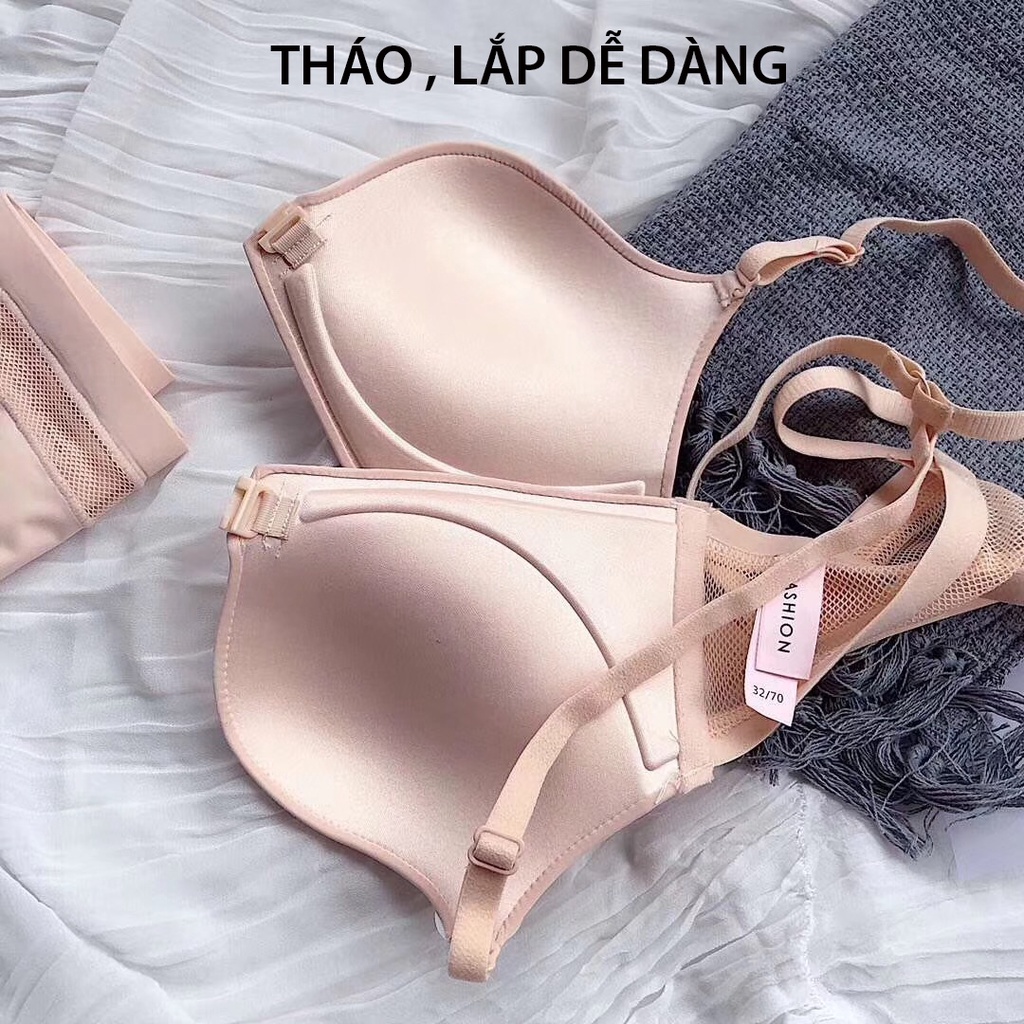 Áo ngực cài trước không gọng chất liệu đúc su 39