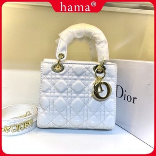 Túi xách nữ đeo chéo thời trang hama-nhc dio da bóng cao cấp size 20 fullbox