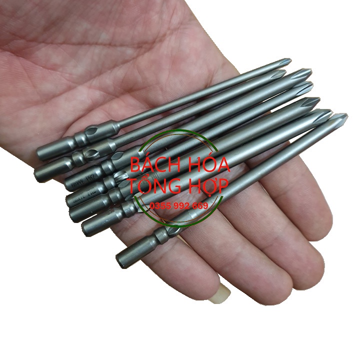 Tô vít 4 cạnh 802 chuôi cánh bướm PHI 6mm dài 100mm thương hiệu Broppe ( bộ 7 cây )