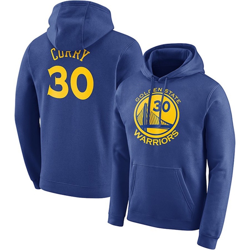 Áo Hoodie Bóng Rổ NBA Curry Thomson Jersey Dáng Rộng Giản Dị