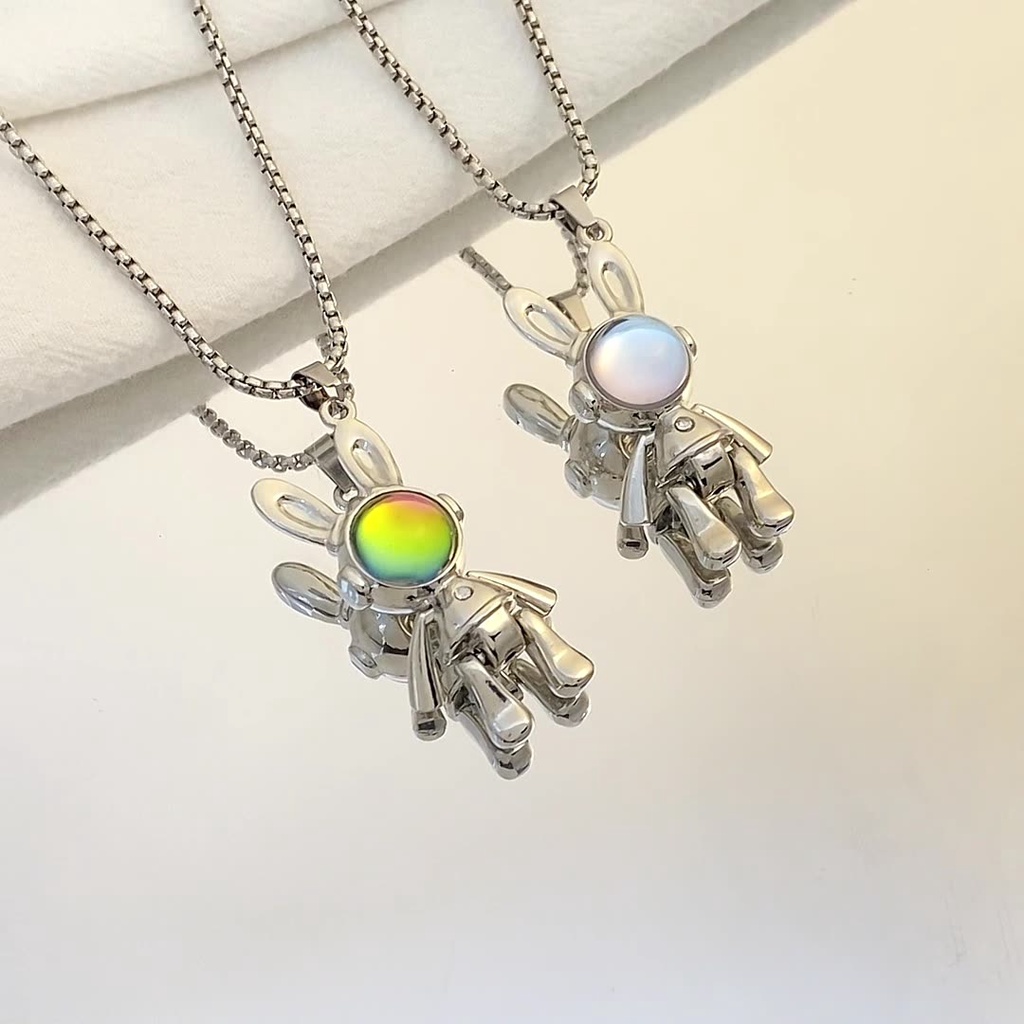 Vòng cổ Mặt Hình Thỏ Không Gian Thời Trang Dành Cho Nam Và Nữ