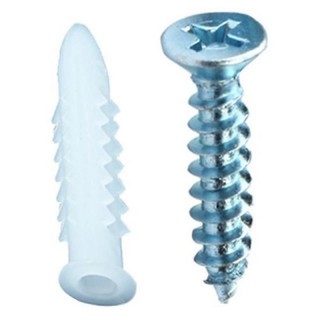 10 con tắc kê nhựa/ốc vít các cỡ 2f 3f 4f 5f 6f 7f