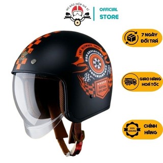 Mũ Nón bảo hiểm royal m139 3/4 đầu kính âm chống lóa - lót tháo rời Nhiều Mầu ( chính hãng)