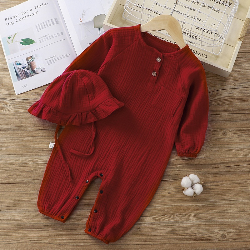 Bộ Áo Liền Quần Hai Lớp Thoáng Khí Dành Cho Bé