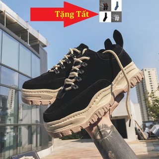 Giày Thể Thao Sneaker Nam Tăng Chiều Cao 5cm 2024 , Giày Sneaker Nam Đế Cao Chất Da Cao Cấp - BB01