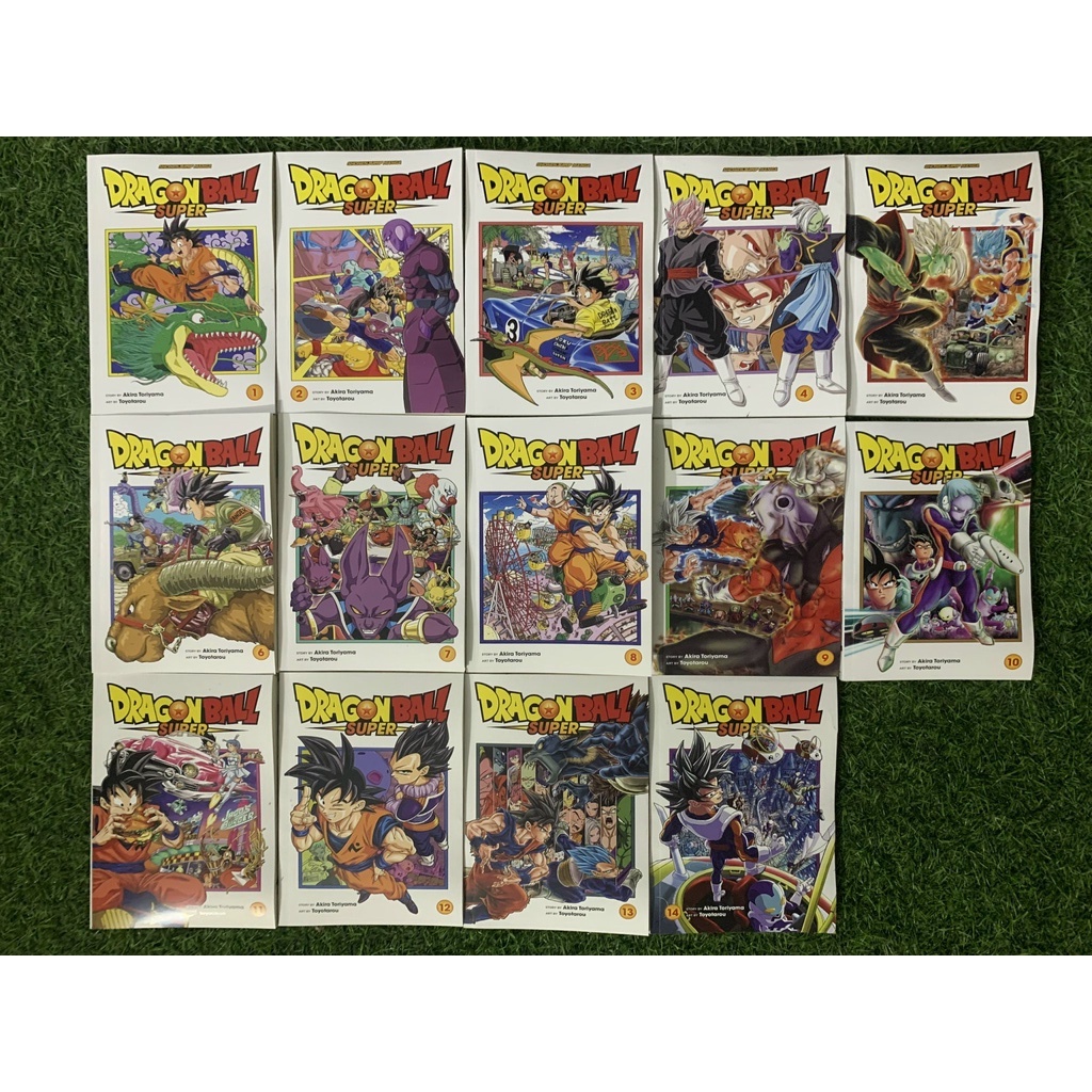 Dragon ball và dragon ball super tiếng anh in giấy chống lóa