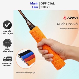 (Sét 10 Cái) Quấn Cán Vải APAVI AG-110, thấm hút mồ hôi, mềm mịn êm tay, kháng khuẩn tốt