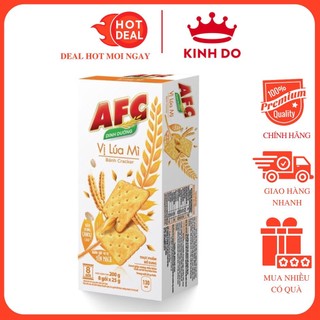Bánh Quy AFC Vị Lúa Mì Hộp 200G (25G x 8 Gói)