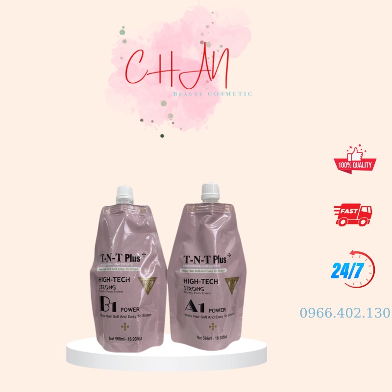 TNT - Thuốc Uốn Tóc TNT, Uốn Nóng Cao Cấp TNT PLUS không cần canh mềm hoá giúp tóc uốn bồng bềnh và mềm mượt, mùi thơm