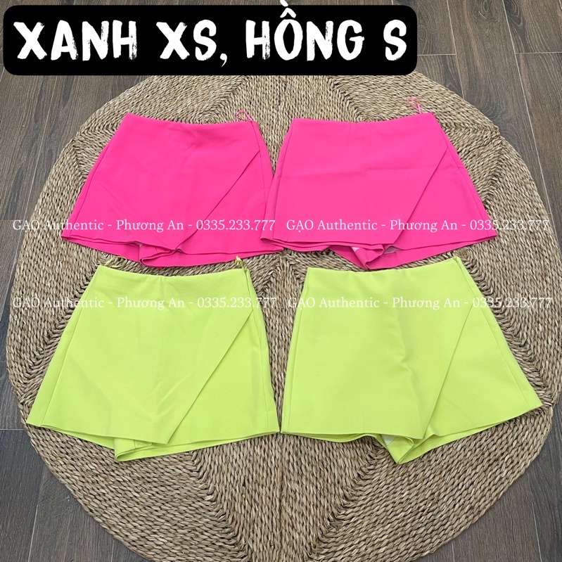 quần giả váy zara auth vợt sale