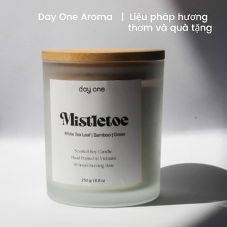 Nến thơm quà tặng giáng sinh mistletoe hương thơm tươi mát dễ chịu. mua nhiều giảm nhiều