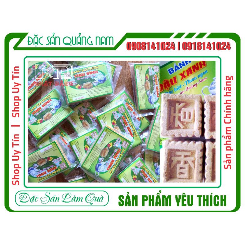 Bánh đậu xanh mềm Thái Bình  100g  - Đặc sản Quảng Nam9
