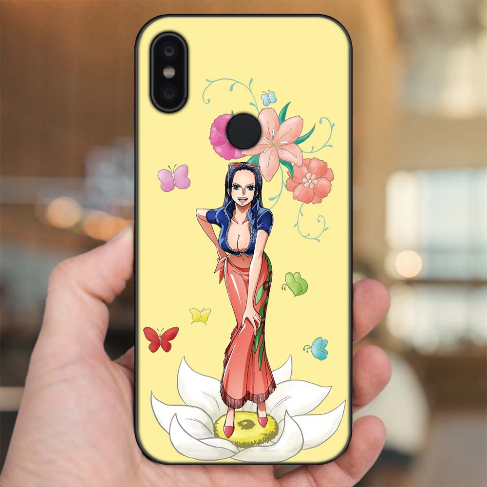 Ốp lưng Xiaomi Redmi S2 viền đen in hình Nico Robin One Piece Đảo Hải Tặc
