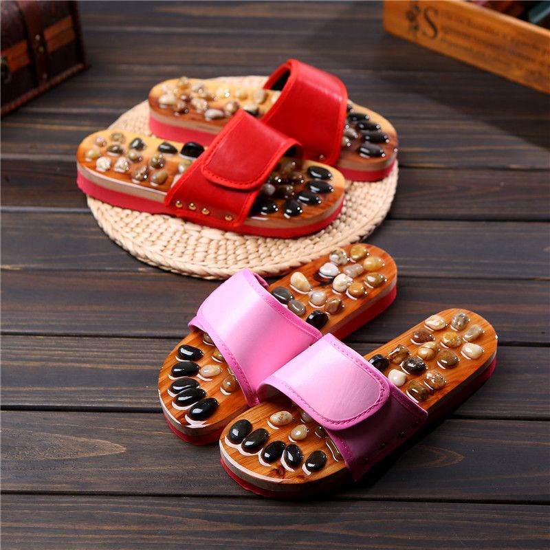 Dép Đá Cuội Mát Xa Chân Mùa Hè Cho Cặp Đôi Chăm Sóc Sức Khỏe