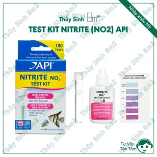 Test no2 api | test no3 api | đo nitrite, nitrate trong hồ nước ngọt, nước mặn | 8m2