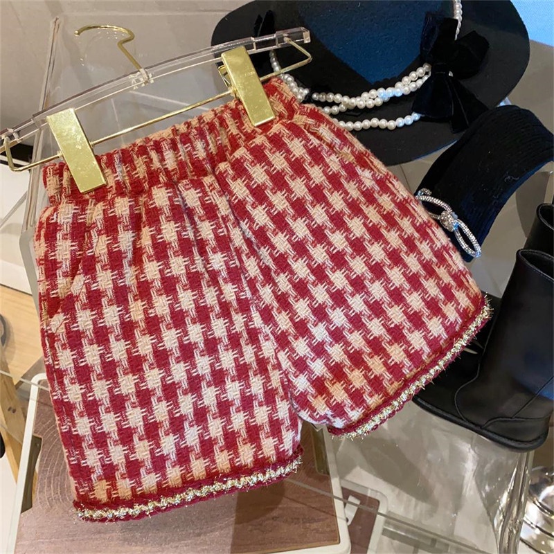 Set Bộ Dạ Tweed  Tiểu Thư cho Bé Gái
