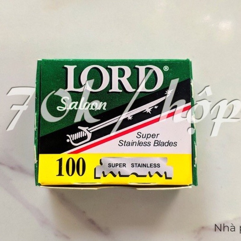 Hộp 100 Lưỡi Lam cắt sẵn dùng trong salon, phun xăm