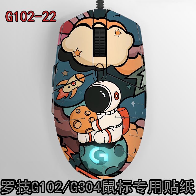 LOGITECH Bộ Miếng Dán Trang Trí Chống Trượt Và Mồ Hôi Cho Giày Trượt Patin G102 / G304 / G302