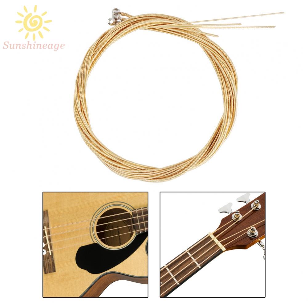 Bộ 4 [SUNAGE] 1 Phụ Kiện Thay Thế Dây Bass Acoustic 045-100 Gauge [HOT Fashion] pxr5 [SUNAGE] 1 Gaug