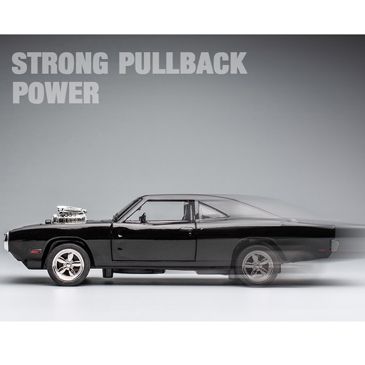 Mô Hình Xe Ô Tô Dodge Challenger Hellcat Tỉ Lệ 1: 32