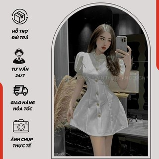 Đầm váy nữ phong cách tiểu thư phối ren dễ thương cho các tình yêu dạo phố, dự tiệc - 904