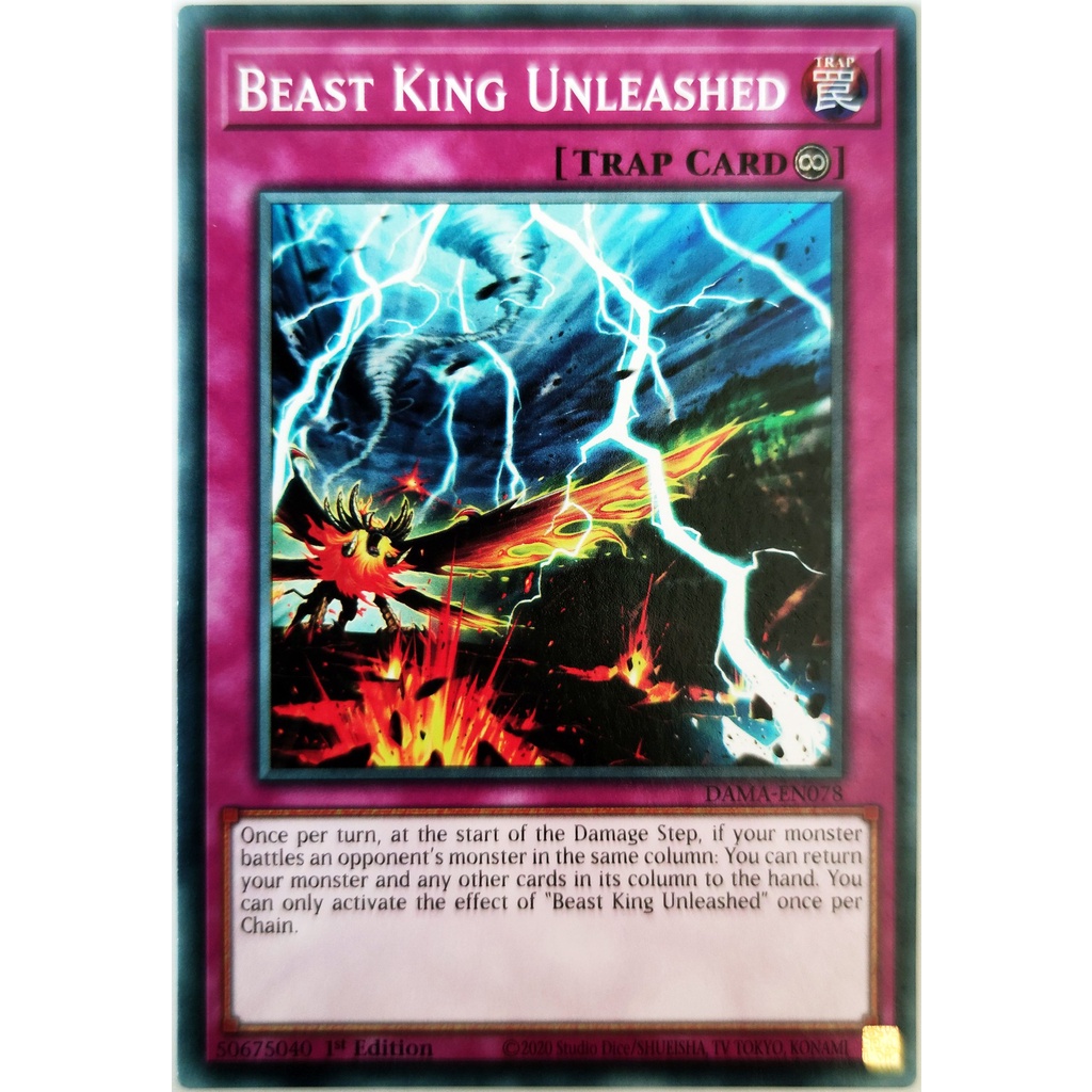 [Thẻ Yugioh] Beast King Unleashed |EN| Common