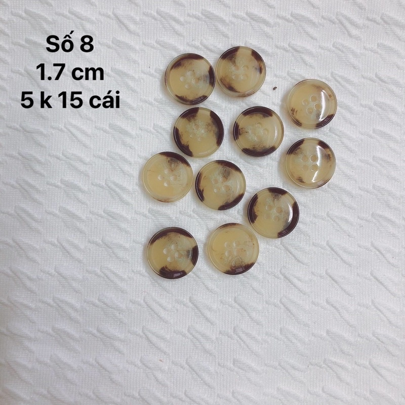 Cúc bọc sẵn loại nhỏ 0,8-1.2 cm