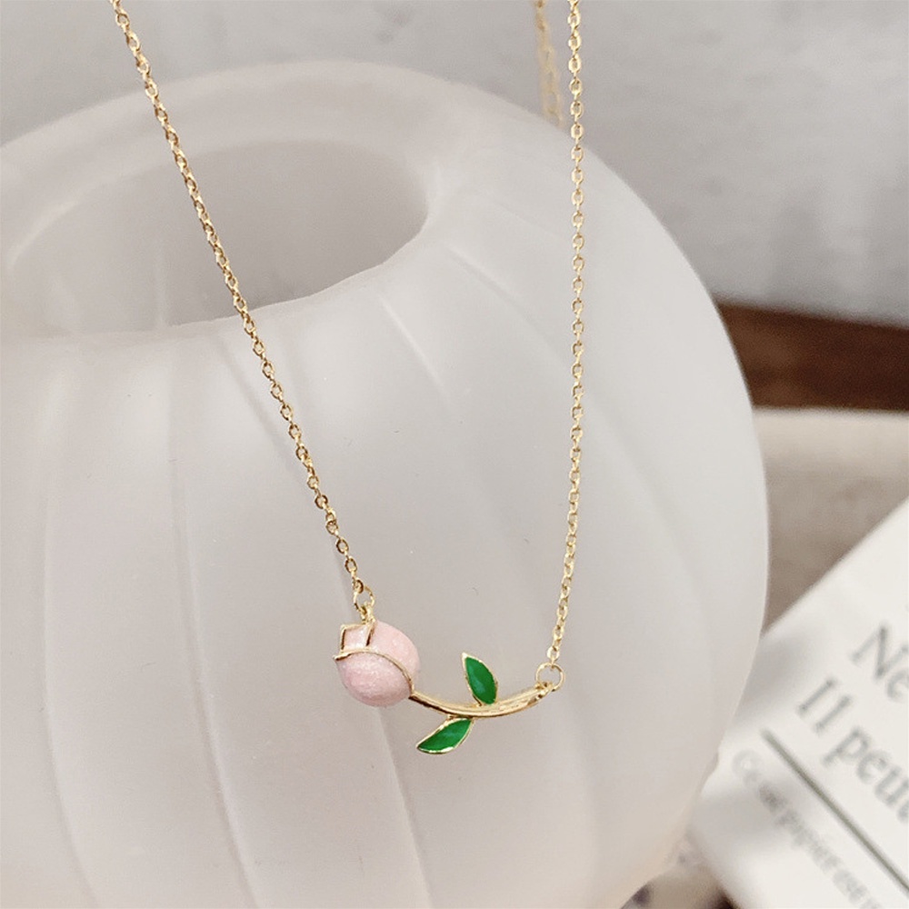 Vòng Cổ Choker Mặt Hoa Tulip Đính Đá Zircon Pha Lê Thanh Lịch Cổ Điển Cho Nữ JP5