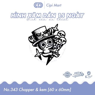 Cipi mart - hình xăm tạm thời 15 ngày - chống nước, cọ xát 343