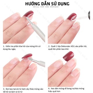Nước tháo móng úp , làm sáng đá Debonder AD1