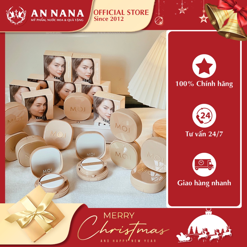 Phấn Nước Cushion Hồ Ngọc Hà M.O.I Baby Cushion Skin Phấn Nước Kiềm Dầu Che Khuyết Điểm Tạo Khối