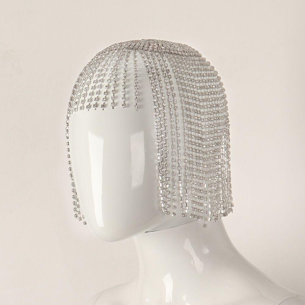 Chuỗi Dây Trang Sức Hóa Trang 1920s 1 Cái Cho Cô Dâu|Đầu Dây Chuyền Dạng Nắp Lật Phối Dây Xích Thời Trang