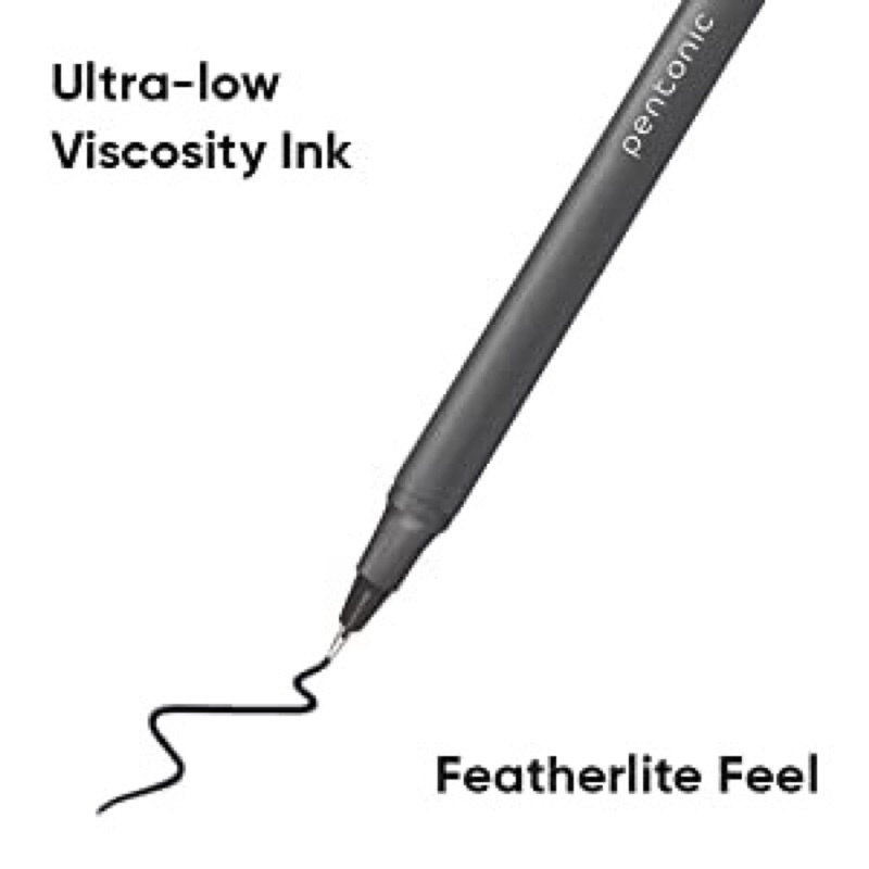 Bút bi nắp gài Linc Pentonic đầu bút 0.7 mm viết trơn tru êm mượt thiết kế tối giản văn phòng học sinh - hàng Ấn Độ