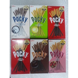 Bánh que pocky 40g nhập khẩu Thái Lan trà xanh/ sô/double/dâu/phomai/cream