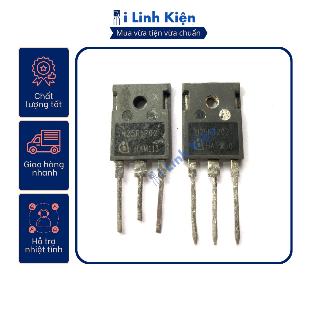 IGBT bếp từ H20R1203 H25R1203 H30R1202 H30R1602 GT60N321 GT60M303 CT60AM FGA25N120 tháo máy nguyên bản chất lượng tốt.