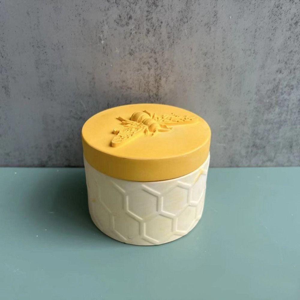 Khuôn Silicone Làm Lọ Thủ Công Hình Chú Ong Độc Đáo
