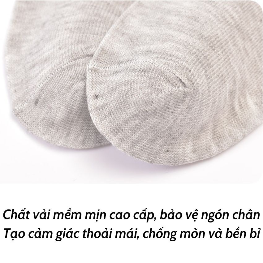 Tất nam cotton cao cấp co dãn chóng mòn, Vớ nam thể thao co dãn bền bỉ mềm mại T3480