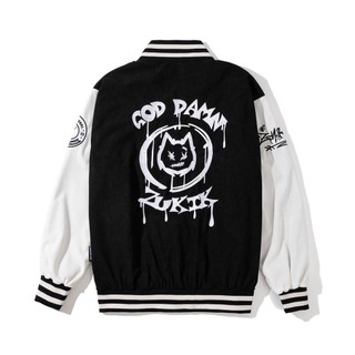 Áo varsity Zukik - God Damn