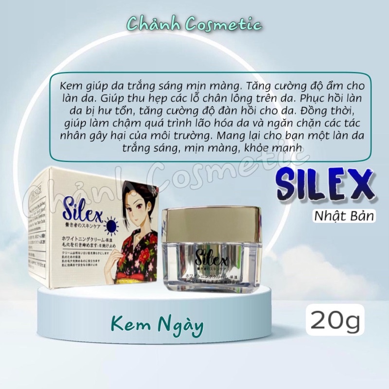 [Ngày & Đêm] Bộ Kem Silex Nhật Bản Đa Chức Năng 20g ( Ngừa Mụn-Nám-Tàn Nhang-Đồi Mồi ) | BigBuy360 - bigbuy360.vn