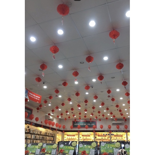 MVP2828 Set 10 đèn lồng đỏ mini treo trang trí Lễ Tết