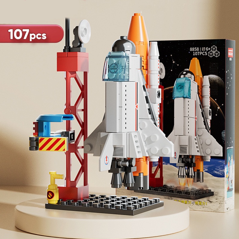 Đồ chơi lắp ráp mô hình hệ thống tàu vũ trụ phát triển đam mê khoa học của bé