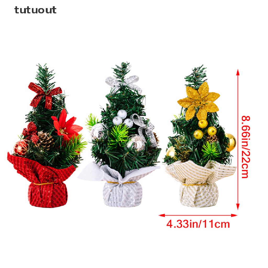 1 Cây Thông Giáng Sinh Mini Để Bàn Trang Trí