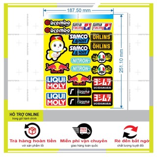 LOGO STICKER DÁN XE MÁY M71 - THU DECAL