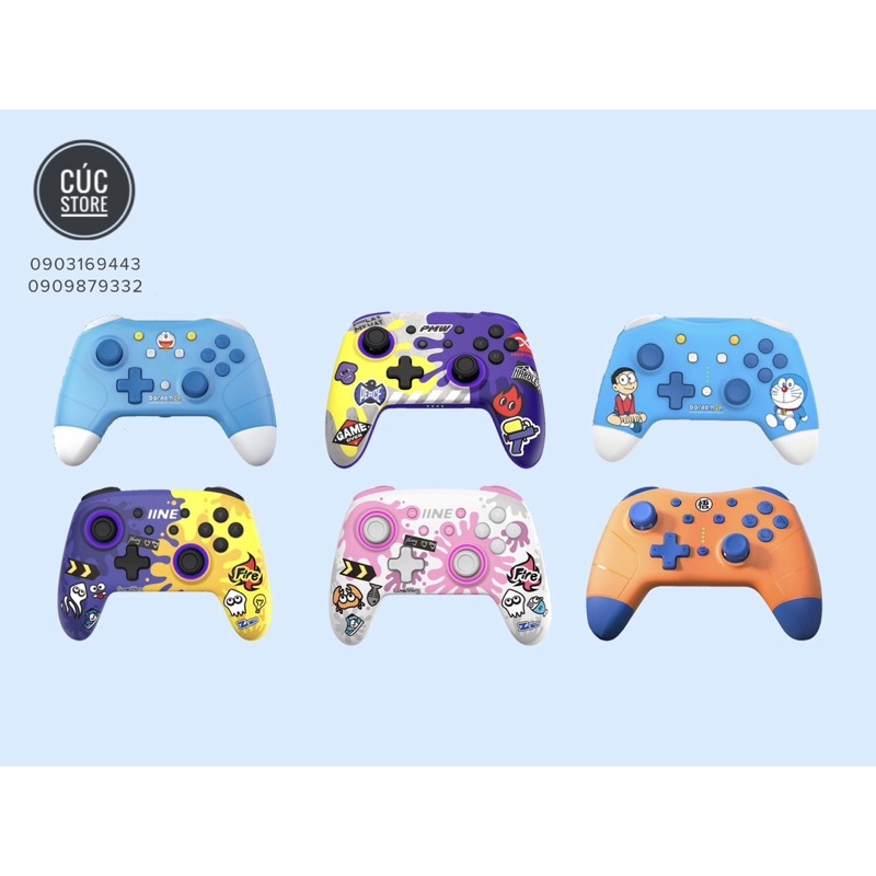 Tay Cầm chơi game chính hãng IINE cho Nintendo Switch Oled,V1,V2,Lite
