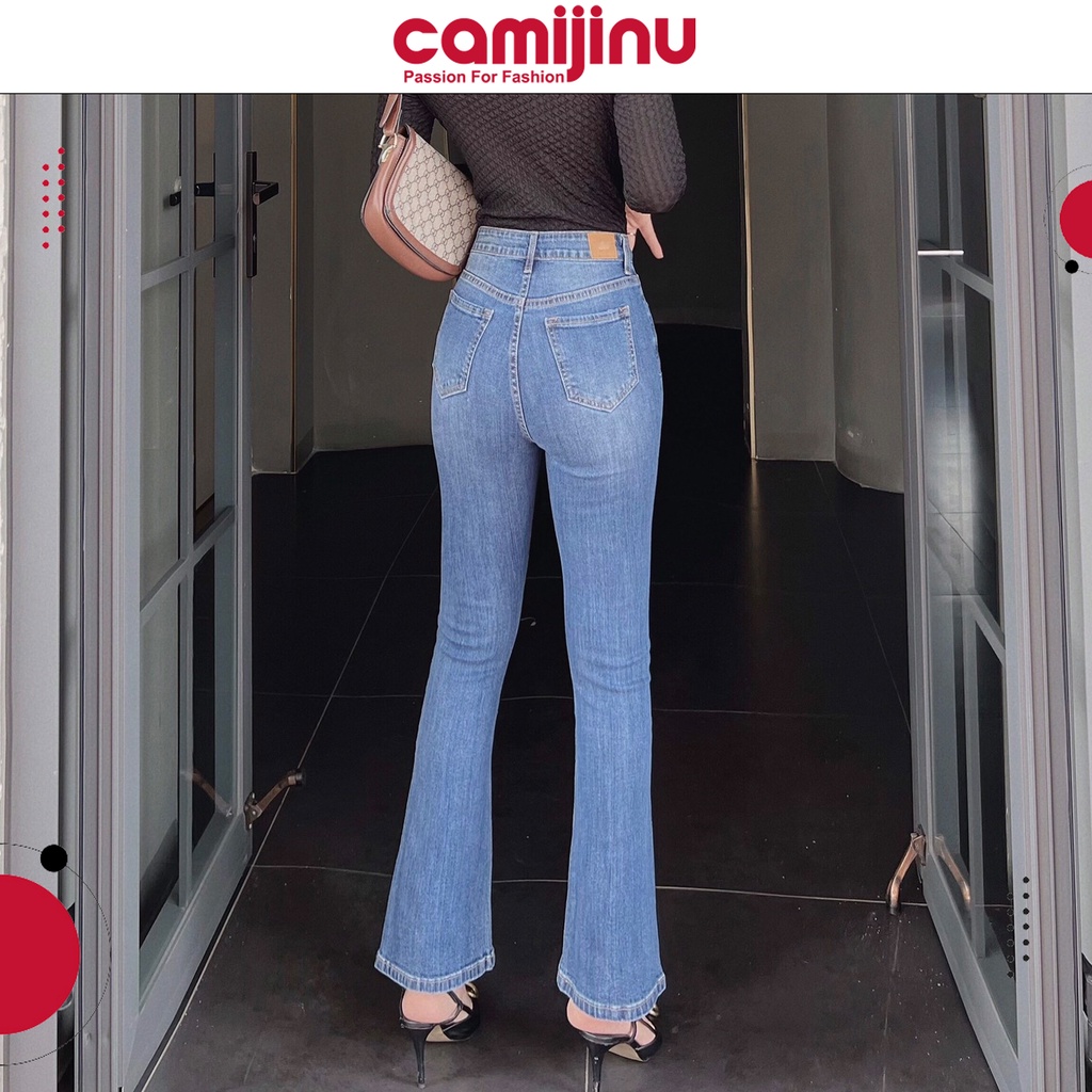 Quần Jeans Nữ Lỡ Xanh Trung