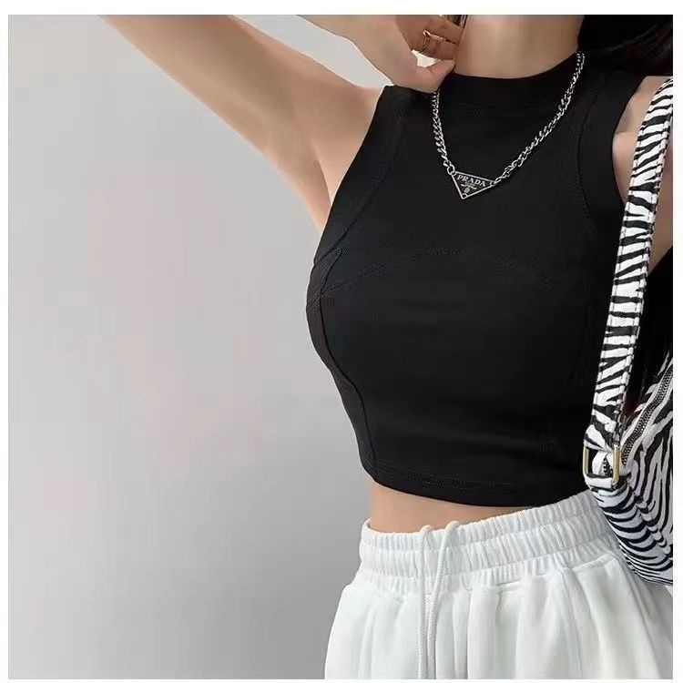 Áo Croptop Sát Nách Dáng Ôm Quyến Rũ Cho Nữ