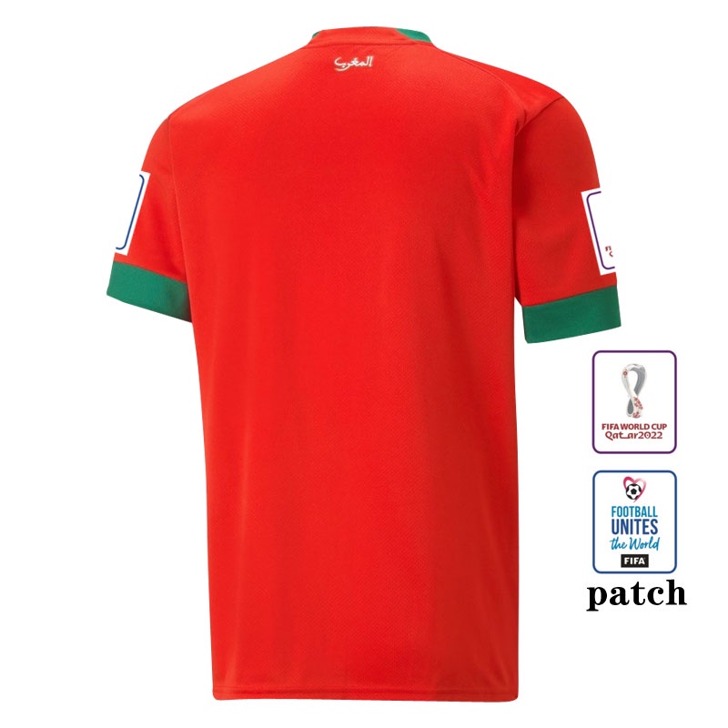 Áo Bóng Đá Số 22-23 Morocco Sân Nhà S-2XL Thời Trang 2022-23